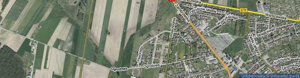 Zdjęcie satelitarne Pileckiego Witolda, rtm. ul.